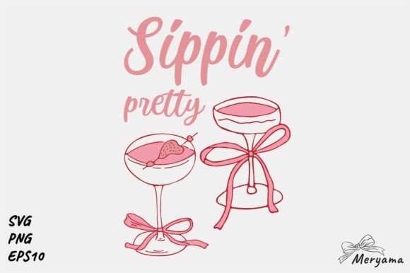 Cocktail Trendy Summer Hand Drawn PNG: Elevating Your Creative Projects