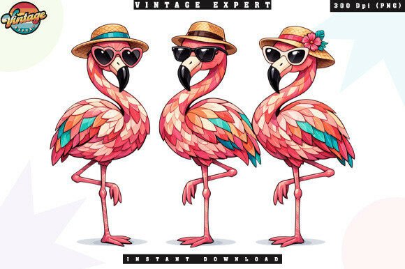 Pink Flamingo Sunglasses Hat Beach PNG Design Guide