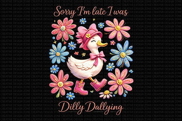 Silly Dallying Duck PNG: Strategic Application for Humor-Based Merchandise
