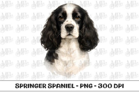 Springer Spaniel Watercolor Portrait PNG: A Practical Guide for Crafters and Creators