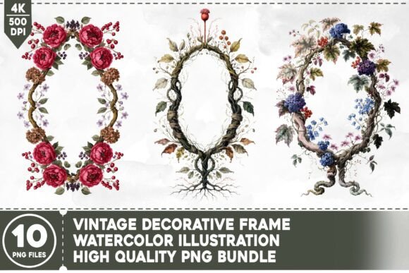 Vintage Decorative Frame PNG Bundle: A Practical Guide for Creators